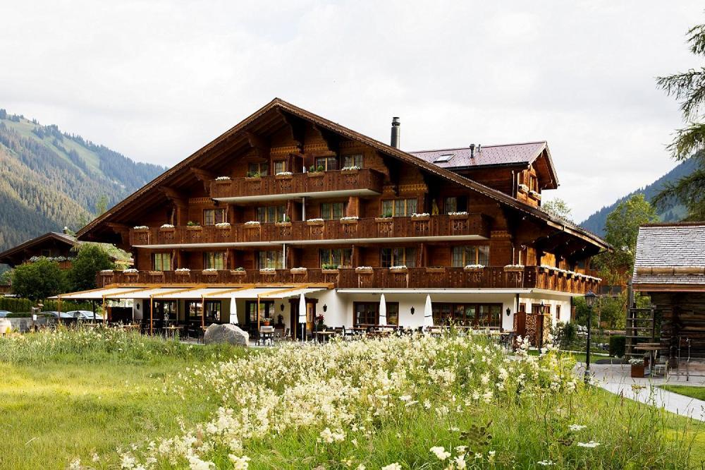 Hotel Alpenland Gstaad Exterior foto